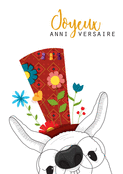 Lama festif porte un chapeau d'anniversaire